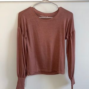 Abercrombie Long -Sleeve Puff-Sleeve: XXS